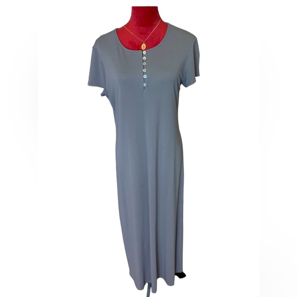 J JILL SHORT SLEEVE MAXI DRESS - Picture 4 of 8